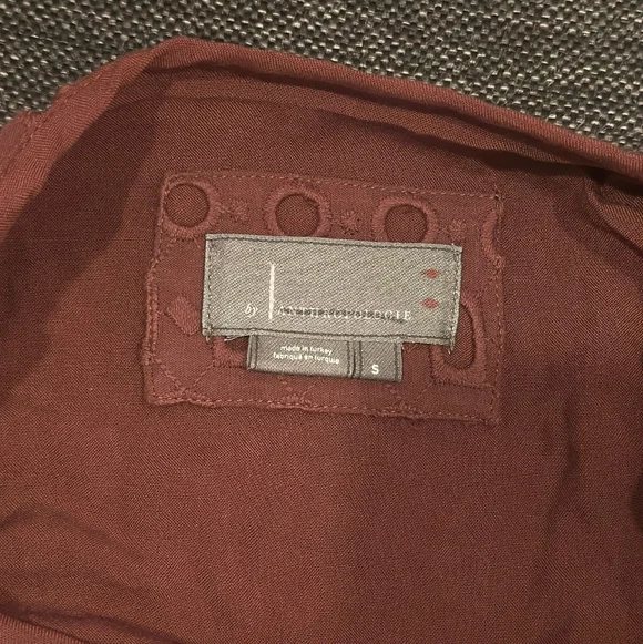 Anthropologie/Elegant Brown Maxi Dress - Picture 7 of 7